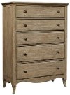 Traditional Oat Beige Chest of Drawers - Provence