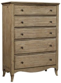 Traditional Oat Beige Chest of Drawers - Provence