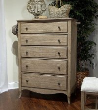 Traditional Oat Beige Chest of Drawers - Provence-2