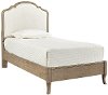 Clearance Traditional Oat Beige Twin Bed - Provence