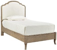 Traditional Oat Beige Twin Bed - Provence