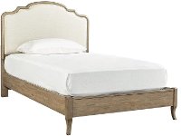 Traditional Oat Beige Queen Bed - Provence