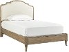 Clearance Traditional Oat Beige King Size Bed - Provence
