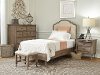 Traditional Oat Beige 4 Piece Twin Bedroom Set - Provence