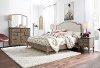 Traditional Oat Beige 4 Piece Full Bedroom Set - Provence