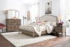 Traditional Oat Beige 4 Piece Queen Bedroom Set - Provence