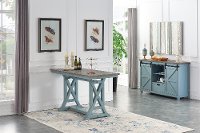 Farmhouse Blue Counter Height Dining Table - Bar Harbor Blue-2
