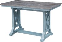 Farmhouse Blue Counter Height Dining Table - Bar Harbor Blue-4