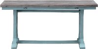 Farmhouse Blue Flip Top Dining Room Table - Bar Harbor Blue-5