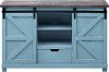 Farmhouse Blue and Gray Dining Server - Bar Harbor Blue