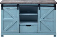 Farmhouse Blue and Gray Dining Server - Bar Harbor Blue
