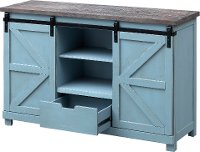 Farmhouse Blue and Gray Dining Server - Bar Harbor Blue-2