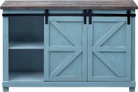 Farmhouse Blue and Gray Dining Server - Bar Harbor Blue-3