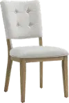 Chevron Gray Upholstered Dining Room Chair
