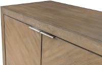 Contemporary Gray Wash Bar Cabinet - Chevron-2