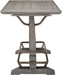 Farmhouse Weathered Gray Counter Height Dining Table - Ryan-5