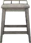 Clearance Ryan Weathered Gray Counter Height Stool