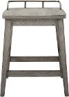 Farmhouse Weathered Gray 24 Inch Counter Stool