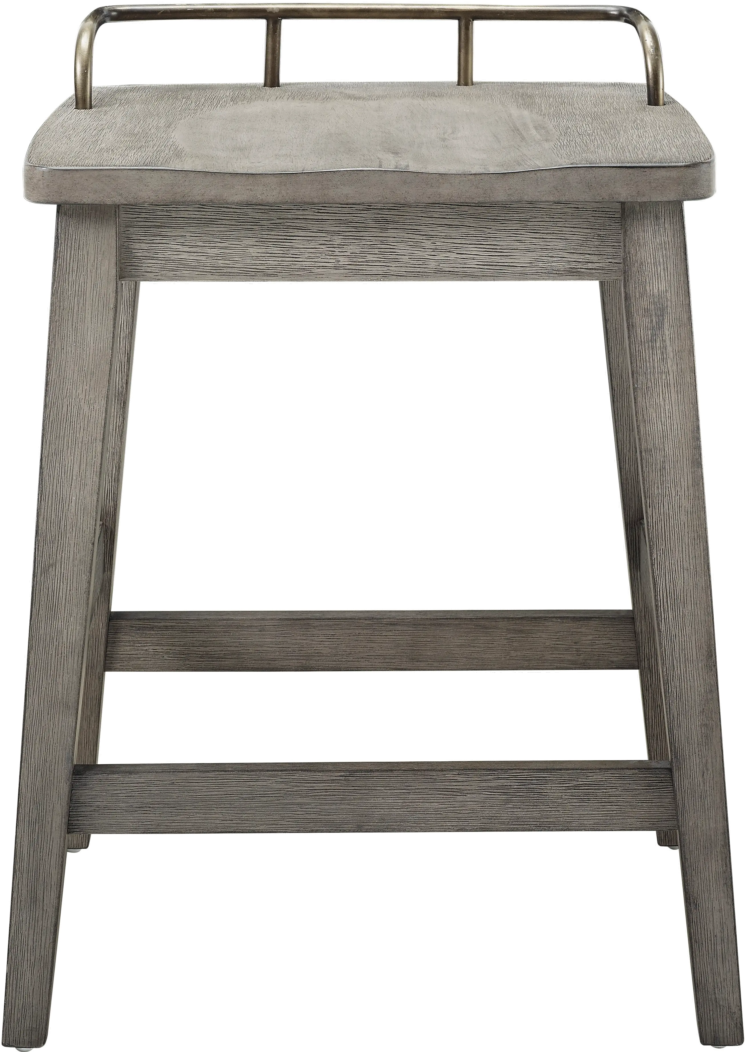 Ryan Weathered Gray Counter Height Stool-1