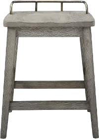 Ryan Weathered Gray Counter Height Stool