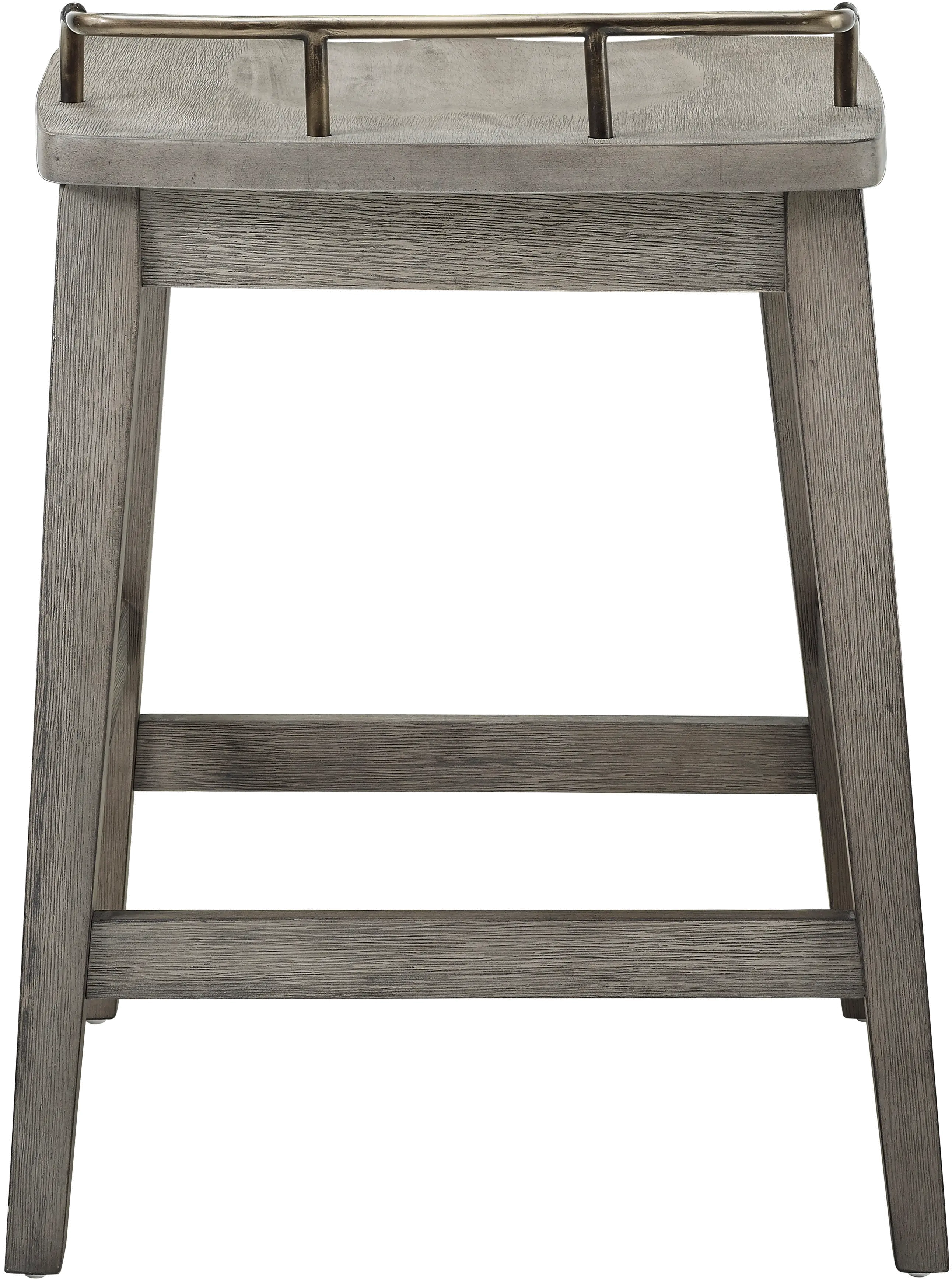 Ryan Weathered Gray Counter Height Stool-3