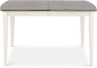 Farmhouse Whitewash and Gray Dining Room Table - Newark