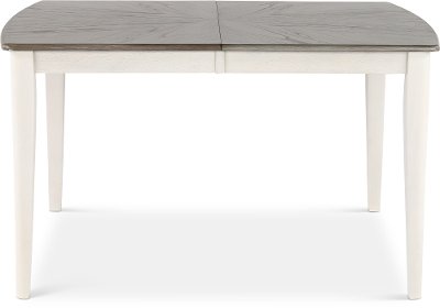Farmhouse Whitewash and Gray Dining Room Table - Newark