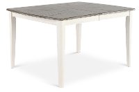 Farmhouse Whitewash and Gray Dining Room Table - Newark-2