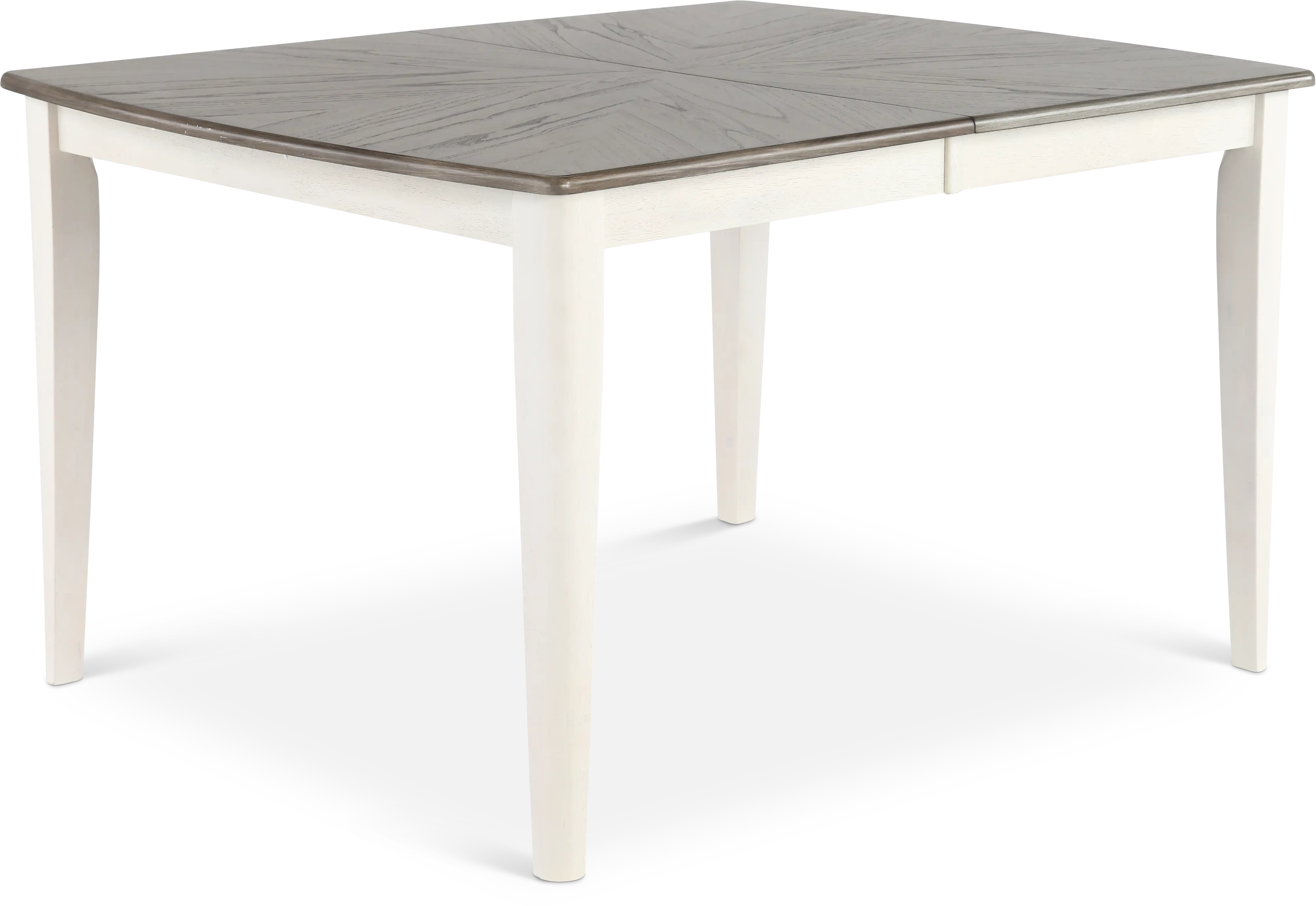 Newark White and Gray Dining Room Table-2