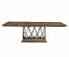 Classic Contemporary Brown Dining Room Table - Park Avenue