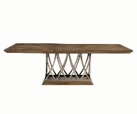 Classic Contemporary Brown Dining Room Table - Park Avenue-1