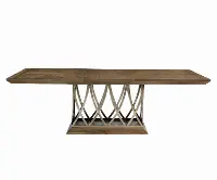 Classic Contemporary Brown Dining Room Table - Park Avenue