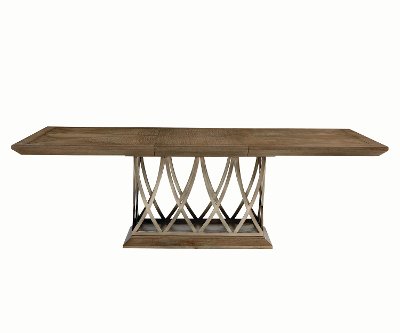 Classic Contemporary Brown Dining Room Table - Park Avenue