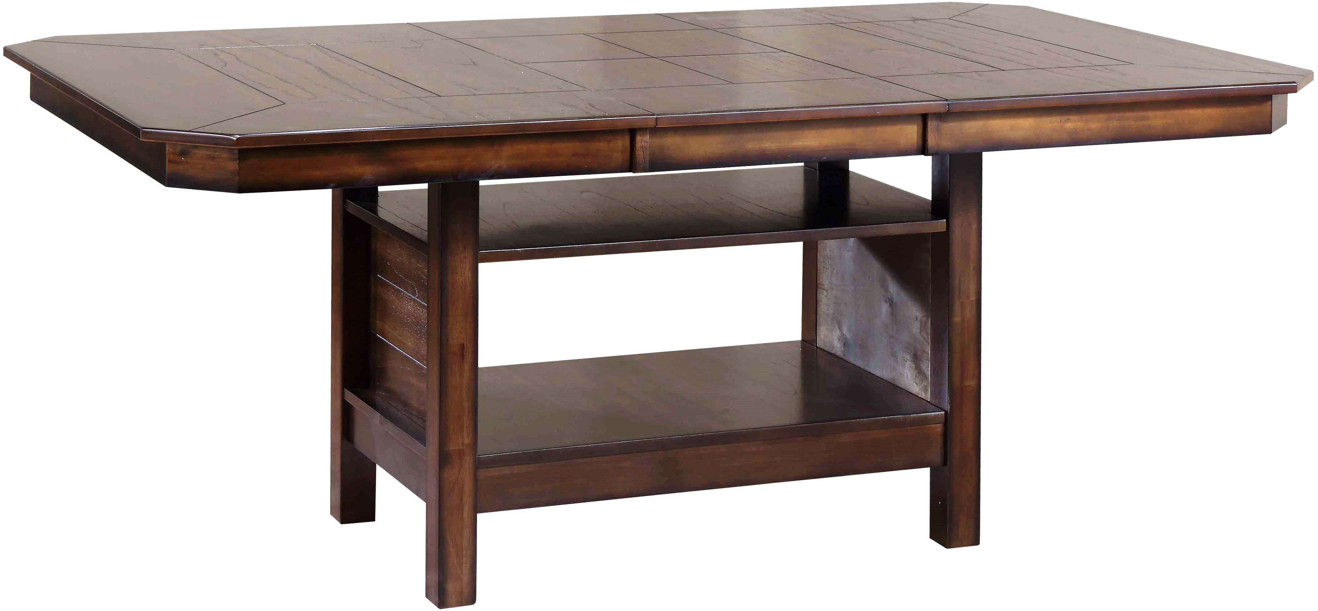 Madison Transitional Dark Brown Dining Table-1