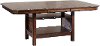 KIT Transitional Dark Brown Dining Table - Madison
