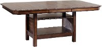 Transitional Dark Brown Dining Table - Madison