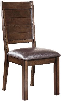 Contemporary Dark Brown Dining Room Chair - Madison