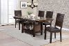 Dark Brown 5 Piece Dining Set - Madison