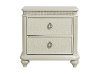Clearance Traditional Pearl Beige Nightstand - Starlight