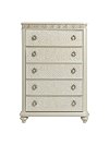 Clearance Traditional Pearl Beige Chest of Drawers - Starlight