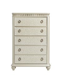 Traditional Pearl Beige Chest of Drawers - Starlight