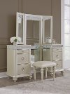 Traditional Pearl Beige 3 Piece Vanity Set - Starlight