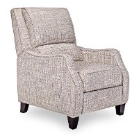 142-10 Mercado Blue, and Cream High Leg Push Back Recliner - Timothy-2