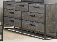 Industrial Modern Gray Dresser - Phuket