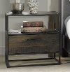 Industrial Modern Gray Nightstand - Phuket
