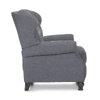 2568-10SAMGRY Traditional Gray Wingback Push Back Recliner - Cambridge-3
