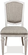 Clearance Smokey White Dining Room Chair - Elizabeth