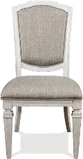Elizabeth Smokey White Dining Room Chair