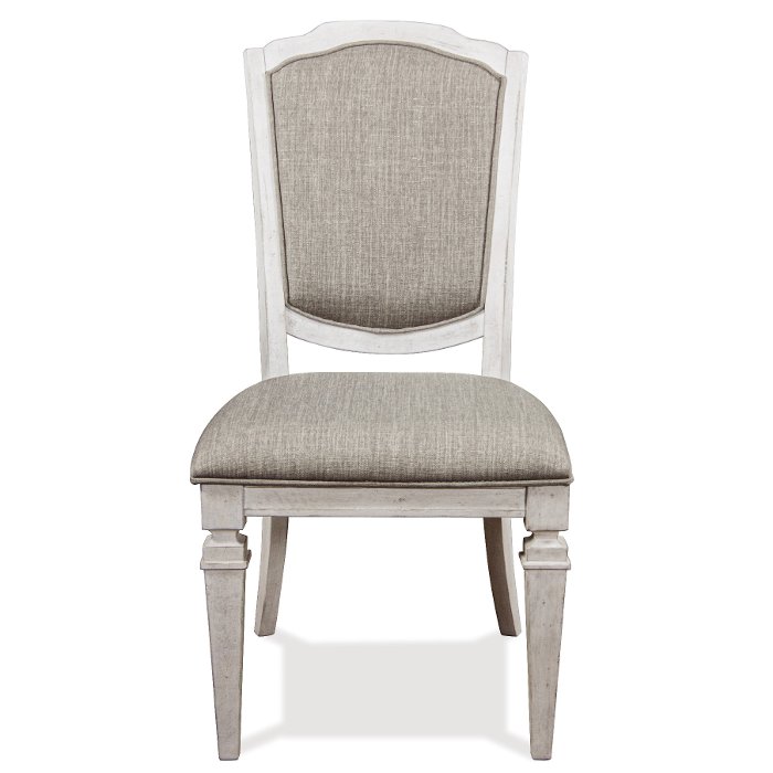 Smokey White Dining Room Chair - Elizabeth