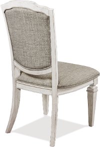 Smokey White Dining Room Chair - Elizabeth-3